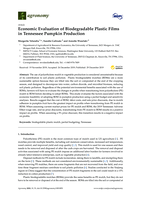 Economic Evaluation of Biodegradable Plastic Films in Tennessee Pumpkin Production