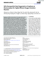 NiFe Nanoparticle Nest Supported on Graphene as Electrocatalyst for Highly Efficient Oxygen Evolution Reaction