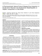 A Pharmacokinetic Natural Product-Disease-Drug Interaction: A Double Hit of Silymarin and Nonalcoholic Steatohepatitis on Hepatic Transporters in a Rat Model