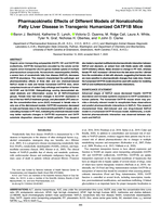 Pharmacokinetic Effects of Different Models of Nonalcoholic Fatty Liver Disease in Transgenic Humanized OATP1B Mice
