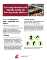 Ensuring personal and produce safety for packinghouse visitors