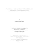 Two-Dimensional Turbo-Equalization with Machine Learning Estimation for Doubly-Dispersive Channels