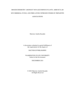 BIOGEOCHEMISTRY AMONGST NON-LEGUMINOUS PLANTS, ARBUSCULAR MYCORRHIZAL FUNGI, AND FREE-LIVING NITROGEN FIXERS IN TRIPARTITE ASSOCIATIONS