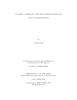 Scalable and Efficient Distributed Frameworks for Influence Maximization