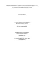 TARGETING SUBDOMINANT RHOPTRY-ASSOCIATED PROTEINS OF Babesia bovis AS CANDIDATES OF A SUBUNIT-BASED VACCINE