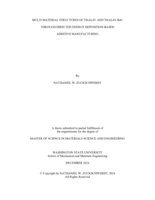 MULTI-MATERIAL STRUCTURES OF TI6AL4V AND TI6AL4V-B4C THROUGH DIRECTED ENERGY DEPOSITION-BASED ADDITIVE MANUFACTURING