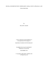 The relationship between temperament, moral injury appraisals, and PTSD symptoms