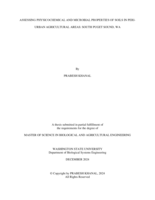 ASSESSING PHYSICOCHEMICAL AND MICROBIAL PROPERTIES OF SOILS IN PERI‐URBAN AGRICULTURAL AREAS: SOUTH PUGET SOUND, WA