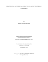 INFANT FRONTAL ASYMMETRY AS A PREDICTOR FOR DISTINCT PATTERNS OF TEMPERAMENT