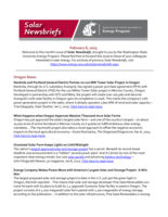 Solar Newsbriefs, February 06, 2025