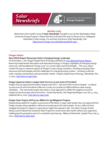 Solar Newsbriefs, January 2025
