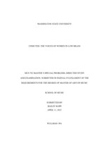 Unmuted: The Voices of Women in Low Brass