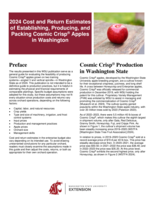 2024 Cost and Return Estimates of Establishing, Producing, and Packing Cosmic Crisp® Apples in Washington