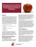 2024 Cost and Return Estimates of Establishing, Producing, and Packing Honeycrisp Apples in Washington