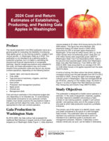 2024 Cost and Return Estimates of Establishing, Producing, and Packing Gala Apples in Washington