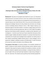 Developing Adaptive Teachers through Negotiation