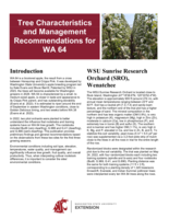 Tree characteristics and management recommendations for WA 64