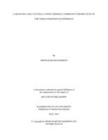 CAREGIVING AND CULTURAL CONNECTEDNESS: COMMUNITY PERSPECTIVES OF THE URBAN INDIGENOUS EXPERIENCE