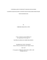 CONFORMALIZED UNCERTAINTY REGIONS FOR MACHINE LEARNING-BASED MULTIPLE COGNITIVE HEALTH MEASURES FROM SMART WATCH SENSOR DATA