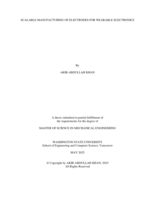 Scalable Manufacturing of Electrodes for Wearable Electronics