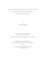 BOUNDARY-ENFORCED PHYSICS-INFORMED NEURAL NETWORKS: FOR MICROFLUIDIC DEVICE PERFORMANCE IN EARLY CANCER DETECTION