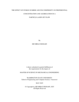THE EFFECT OF STOKES NUMBER AND POLYDISPERSITY ON PREFERENTIAL CONCENTRATION AND AGGREGATION IN A PARTICLE-LADEN JET FLOW