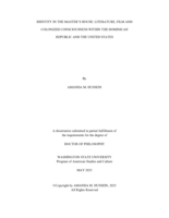 Identity in the Master's House: Literature, Film, and Colonized Consciousness within the Dominican Republic and the United States