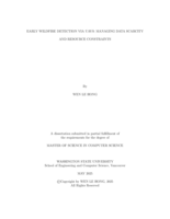 EARLY WILDFIRE DETECTION VIA UAVS: MANAGING DATA SCARCITY AND RESOURCE CONSTRAINTS