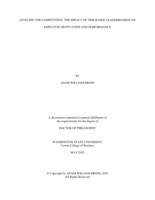 LEVELING THE COMPETITION: THE IMPACT OF TIER-BASED LEADERBOARDS ON EMPLOYEE MOTIVATION AND PERFORMANCE