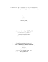 3D-PRINTED WEARABLE DEVICES FOR HEALTH MONITORING