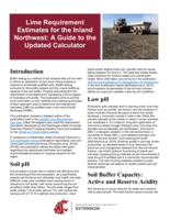 Lime requirement estimates for the Inland Northwest: a guide to the updated calculator