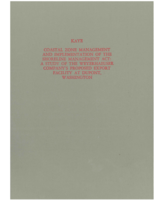 Coastal zone management and implementation of the Shoreline Management Act: a study of the Weyerhaeuser Company's proposed export facility at DuPont, Washington