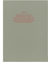 Onshore oil and gas exploration in the northern Rocky Mountain area: an examination of the federal environmental management program