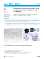 Iron-Imprinted Single-Atomic Site Catalyst-Based Nanoprobe for Detection of Hydrogen Peroxide in Living Cells