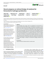 Recent progress on rational design of catalysts for fermentative hydrogen production