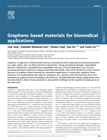 Graphene based materials for biomedical applications