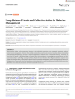 Long-distance Friends and Collective Action in Fisheries Management