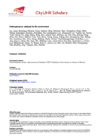 Heterogeneous catalysis for the environment