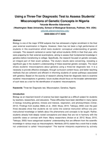 Using a Three-Tier Diagnostic Test to Assess Students’ Misconceptions of Genetic Concepts in Nigeria
