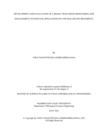 DEVELOPMENT AND EVALUATION OF A SMART CROP STRESS MONITORING AND MANAGEMENT SYSTEM FOR APPLICATIONS IN CONTROLLED ENVIRONMENTS
