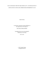 RACE AND HIGHLY PREVENTABLE MORTALITY: AN EXPLORATION OF ASSOCIATED FACTORS AND COMMUNITIES DETERMINED TO LIVE
