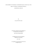 Development of the Moral Standards in Daily Living Scale: the Impact of Moral Standards on Mental and Physical Health