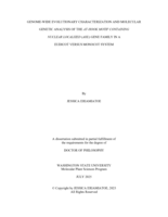 GENOME-WIDE EVOLUTIONARY CHARACTERIZATION AND MOLECULAR GENETIC ANALYSIS OF THE AT-HOOK MOTIF CONTAINING NUCLEAR LOCALIZED (AHL) GENE FAMILY IN A EUDICOT VERSUS MONOCOT SYSTEM