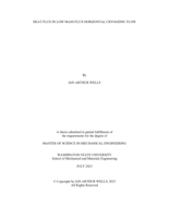 HEAT FLUX IN LOW MASS FLUX HORIZONTAL CRYOGENIC FLOW