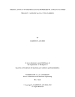 THERMAL EFFECTS ON THE MECHANICAL PROPERTIES OF AS-MANUFACTURED ZIRCALOY-2 AND ZIRCALOY-4 FUEL CLADDING