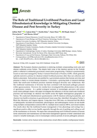 The Role of Traditional Livelihood Practices and Local Ethnobotanical Knowledge in Mitigating Chestnut Disease and Pest Severity in Turkey