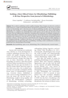 Seeking a More Ethical Future for Ethnobiology Publishing: A 40-Year Perspective from Journal of Ethnobiology