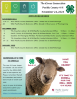 Clover Connection, November 21, 2024