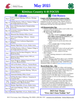 WSU Kittitas County Extension 4-H Focus, May 2025