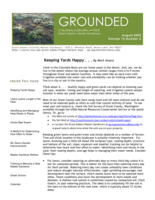 Grounded Newsletter, August 2025